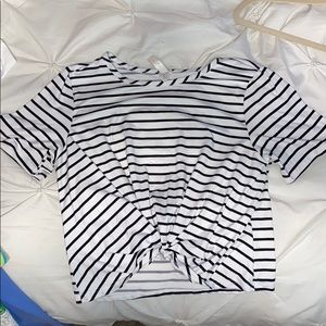 Striped cop top